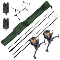 NGT Session Carp Set Avec, Cannes, Moulins, Détecteurs, Rod Pod Et Fourreau -Pêche Série Boutique 528e3a8f68d7e1ca