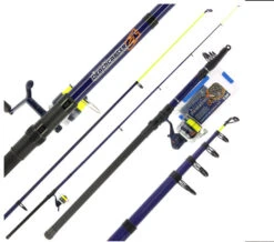 Angling Pursuits Telescopic Beachcaster Combo 3,60m (50-150g) -Pêche Série Boutique f489b5e96dfb268f